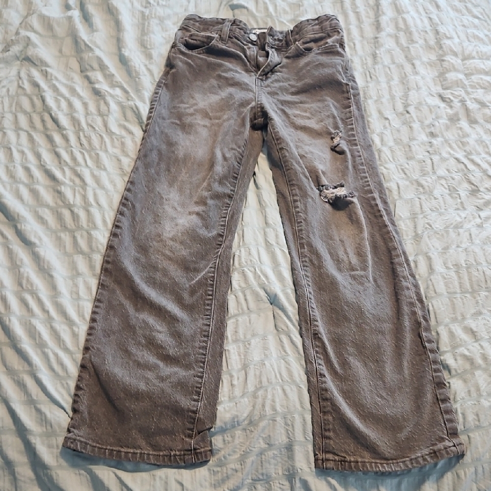 RSQ Gray Youth Wide Leg Jeans